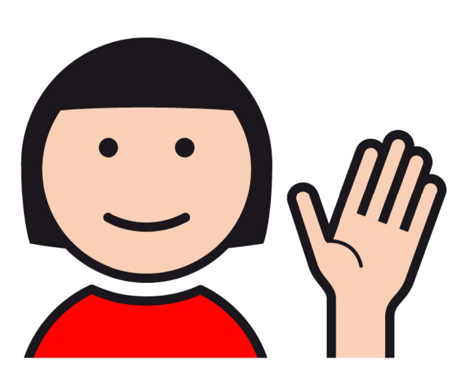 Die Hand heben